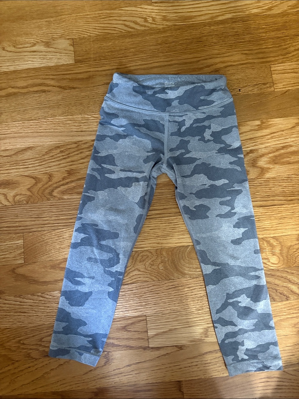 Athleta Gray Camo Girls' Active Leggings